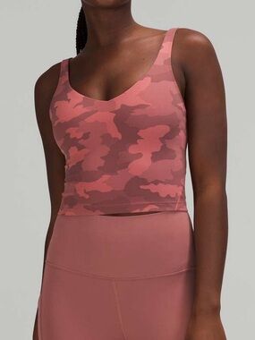 Lululemon Align Tank Top Heritage 365 Camo Brier Rose Multi Size 2